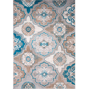 Albion Blue/Brown Area Rug