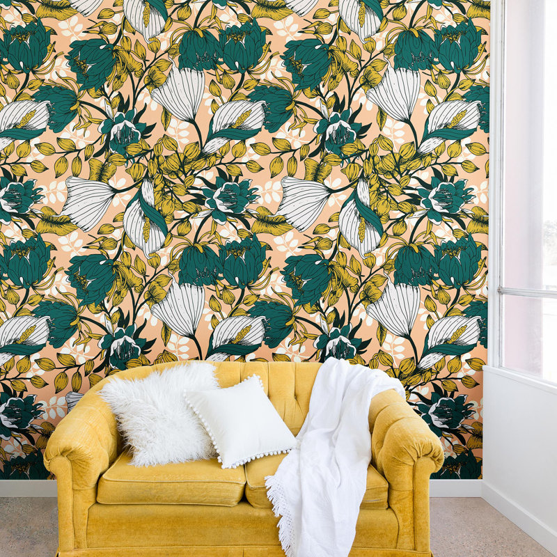 East Urban Home Marta Barragan Camarasa Tropical Autumnal Bloom