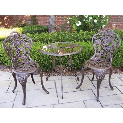 Metal Two Person Patio Bistro Sets You'll Love in 2020 | Wayfair