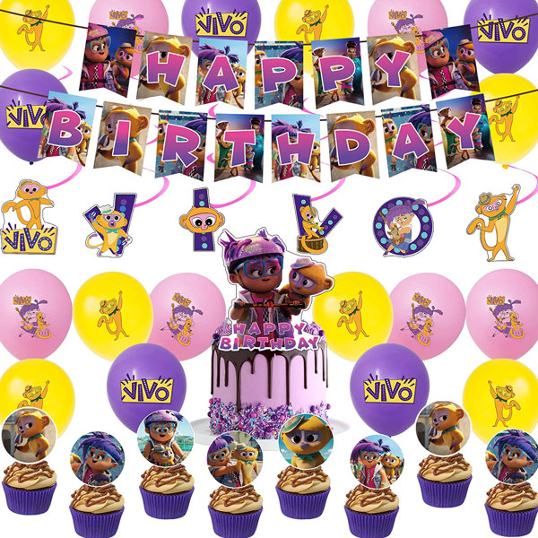 JGZ The Monkey Of Vivo Birthday Party Supplies Monkey Vivo Party ...