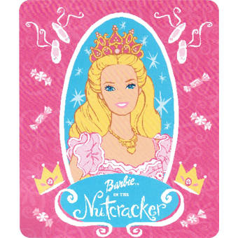 barbie plush blanket