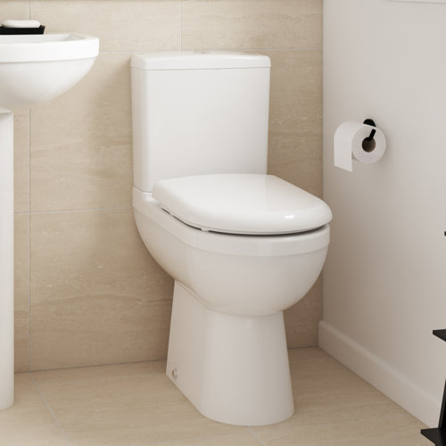 Ehrlich Close Coupled Toilet Nuie White