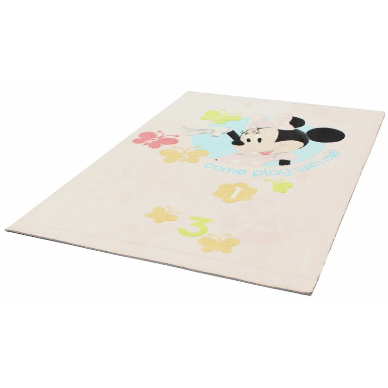 Mickey Mouse & Friends Teppich in Rosa | Wayfair.de