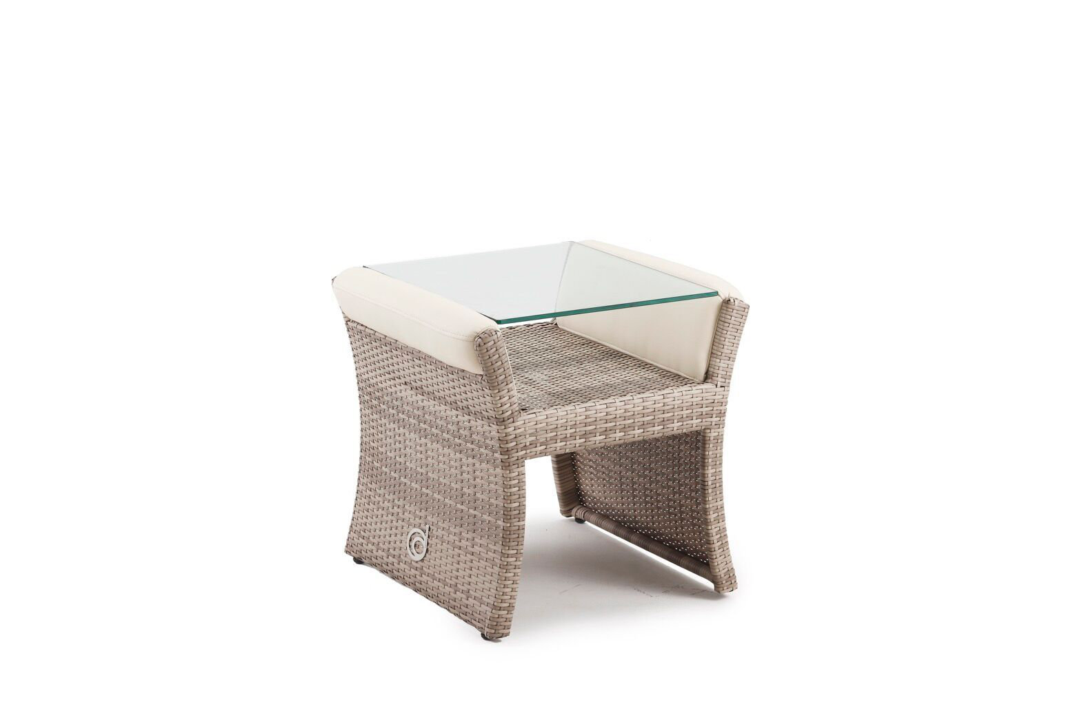Domus Ventures London Glass Outdoor Side Table Wayfair