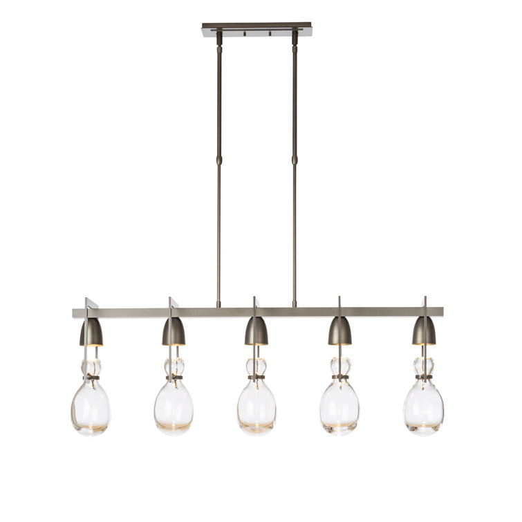 Hubbardton Forge New Traditional 5 Light Kitchen Island Linear Pendant Wayfair