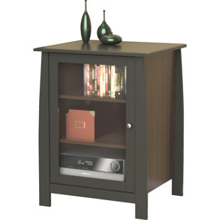 Audio Cabinet With Gl Doors Wayfair Earlybird Audio Cabinet