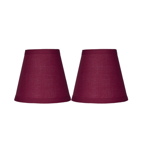 Fleur De Lis Living 4 5 H Cotton Empire Candelabra Shade Clip On Wayfair