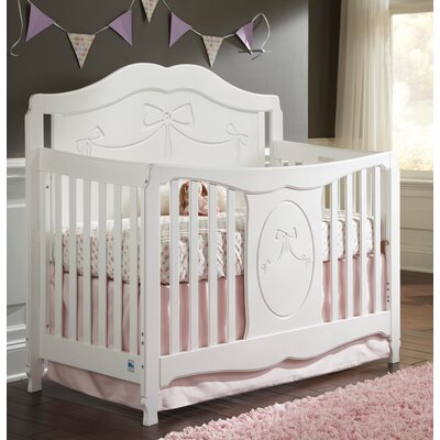 Storkcraft Princess 4 In 1 Convertible Crib Color White