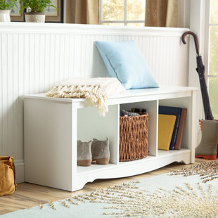 Go to store & view more images Andover Mills Minot Wood Storage Bench