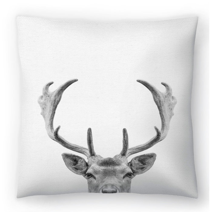 East Urban Home Nuada Deer Throw Pillow Wayfair