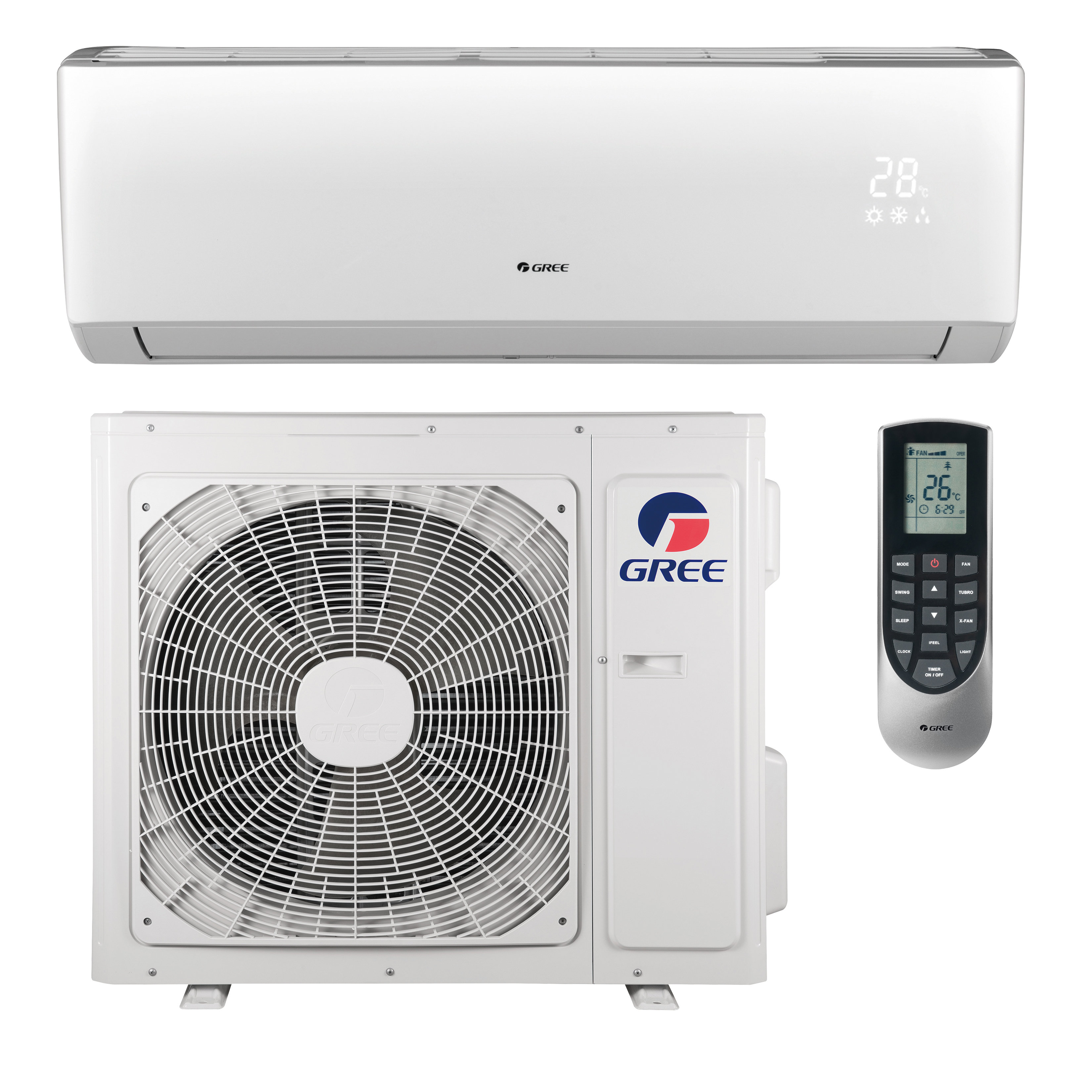 Gree Livo 22 000 Btu Ductless Mini Split Air Conditioner With Heater And Remote Wayfair
