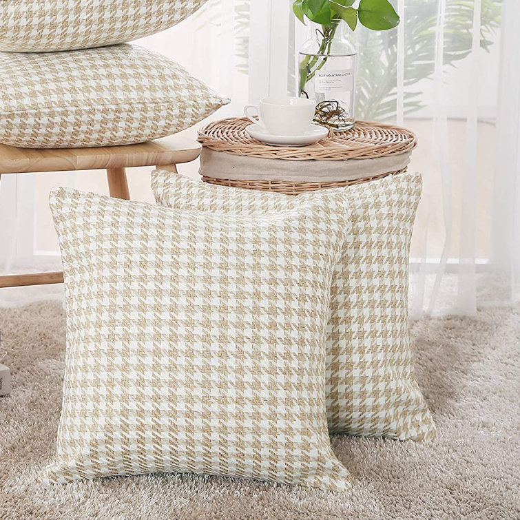 houndstooth pillow covers