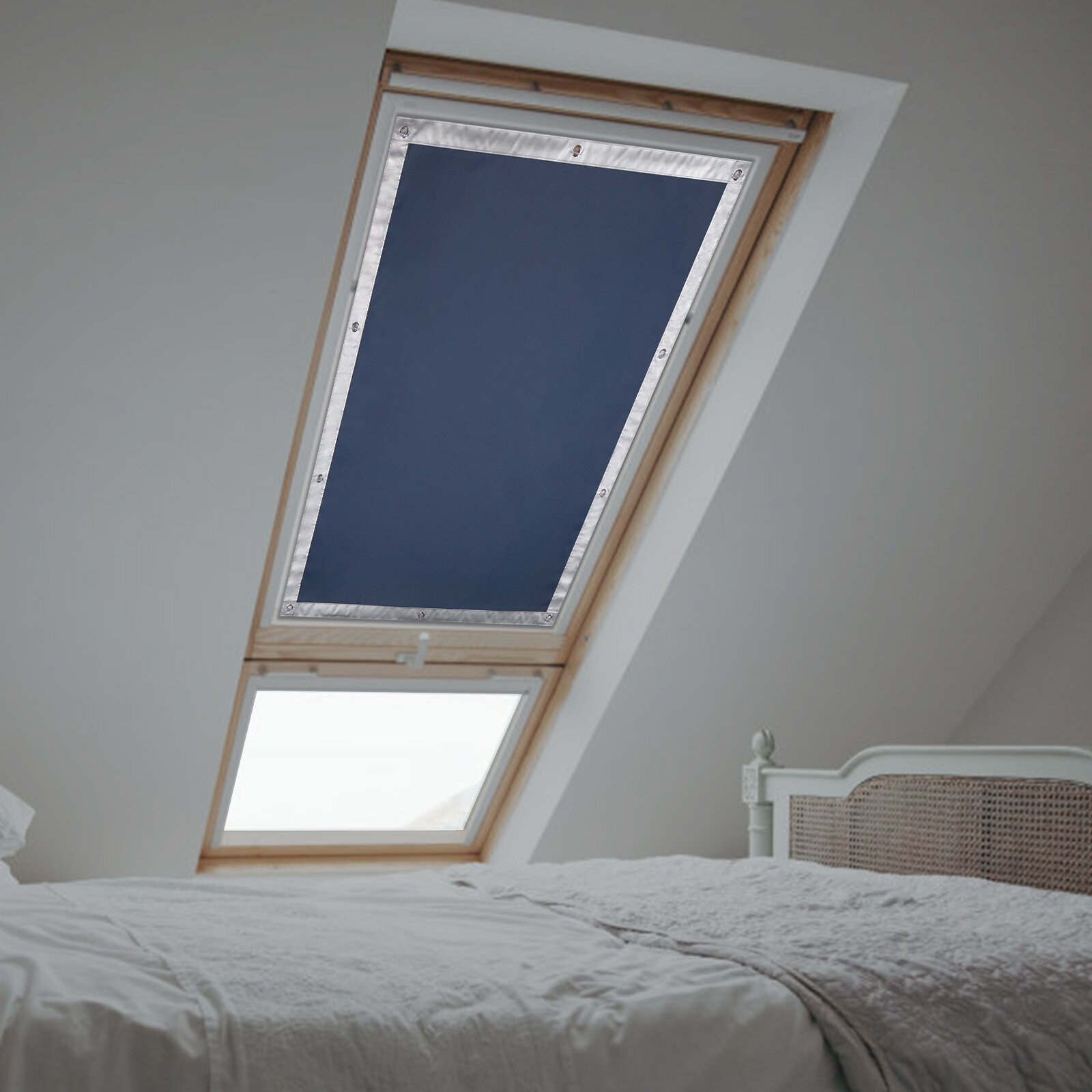 Verdunkelungsrollo Dachfensterrollo Sonnenschutz mit Saugnäpfe ohne Bohren DHL 