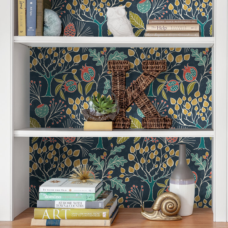 Asotin Garden Semi Gloss Peel 18 L X 20 5 W And Stick Wallpaper