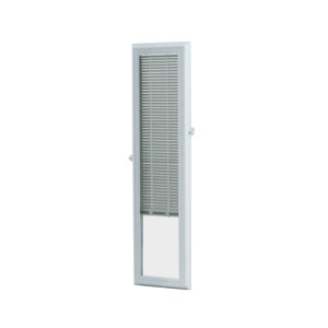 Add On Enclosed Door White Venetian Blind