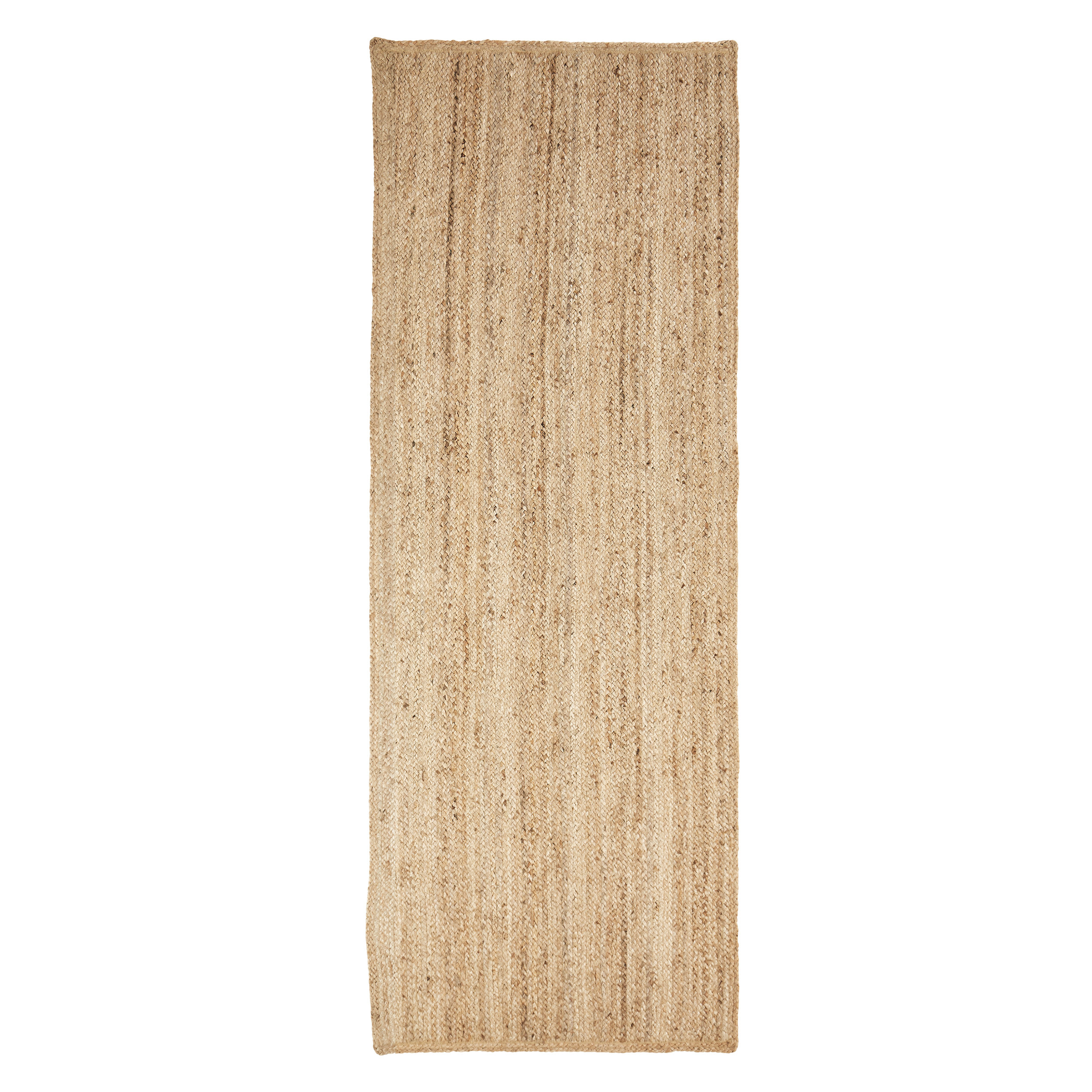 Rug 100% Jute Rectangle Natural Braided Floor Mat Handmade Reversible Runner Rug 