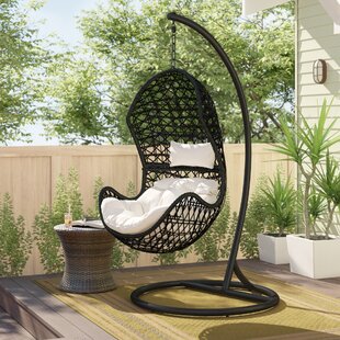 wayfair patio wicker swing chair with stand rain cover included