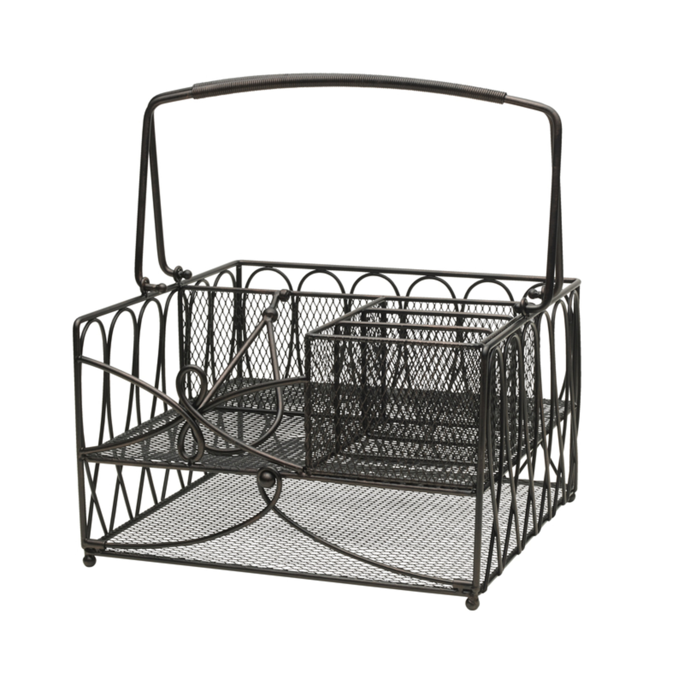 Gourmet Basics by Mikasa Loop Picnic Flatware Caddy & Reviews Wayfair