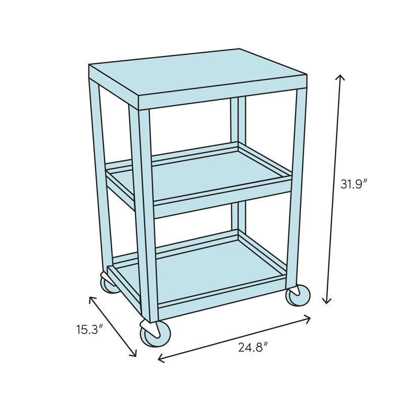 Whitmor Inc 12 Drawer Storage Utility Cart Wayfair