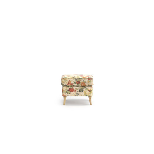 Avildsen Footstool Three Posts Upholstery Colour: Beige/Tea Rose