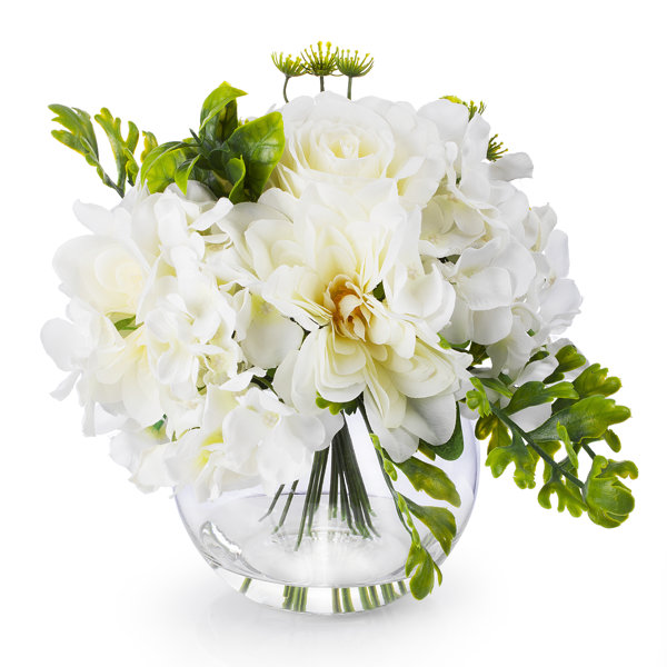 fake pink flowers in vase