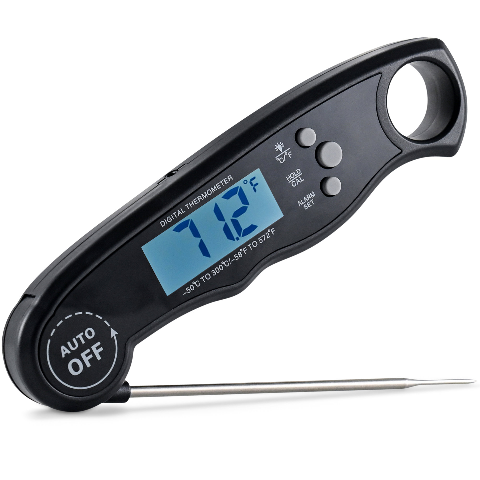 Cheer Collection Foldable Instant Read Digital Food Thermometer | Wayfair