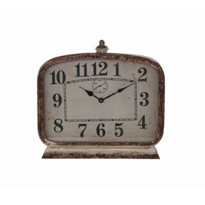Cottage Metal Mantle Clock