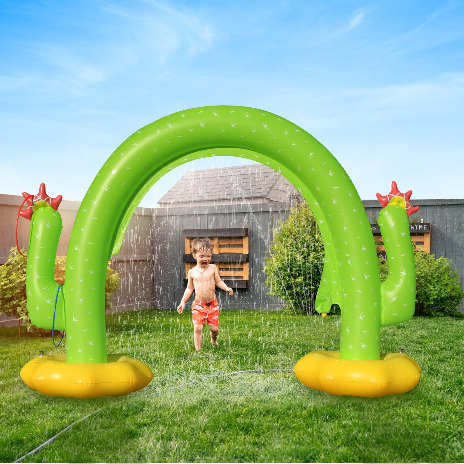 Smart Sales Inflatable Cactus Kids Sprinklers & Reviews | Wayfair