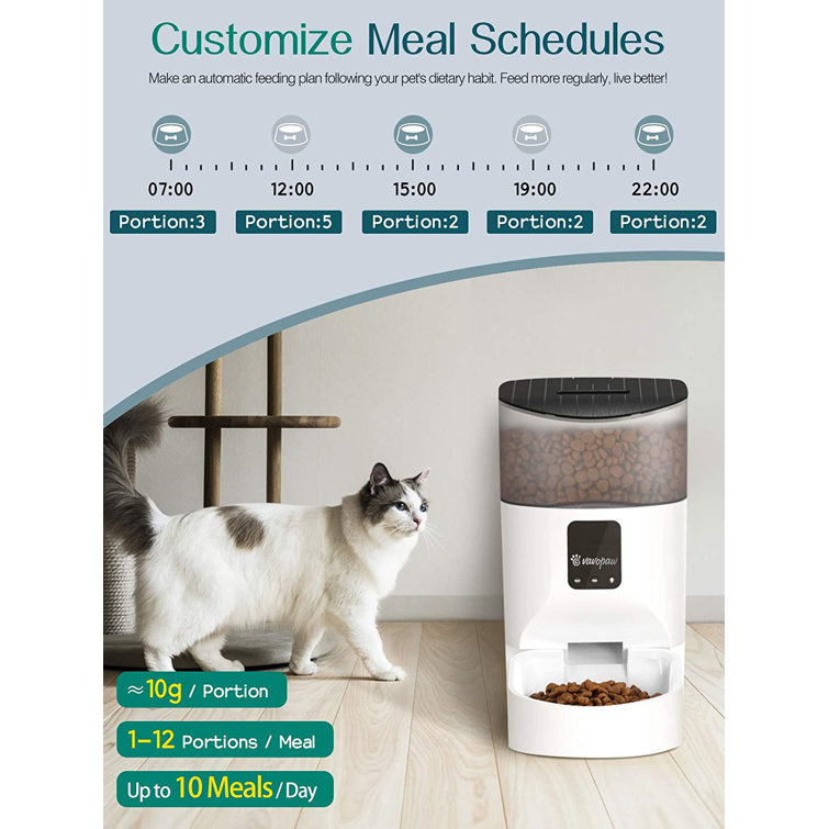 5 day automatic cat feeder