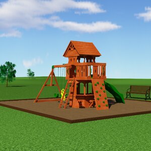 Woodland All Cedar Swing Set