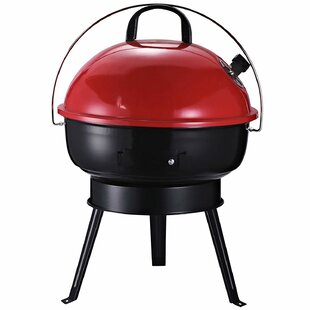 34.6cm Montiel Portable Charcoal Barbecue By Symple Stuff
