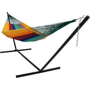 Go to store & view more images Waldschmidt Cotton Hammock with Stand by Millwood Pines