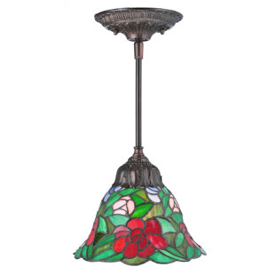 Go to store & view more images Begonia 1-Light Cone Pendant by Meyda Tiffany