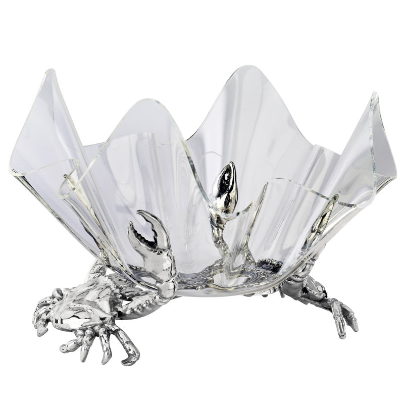 Crab Stand Acrylic Serving Bowl