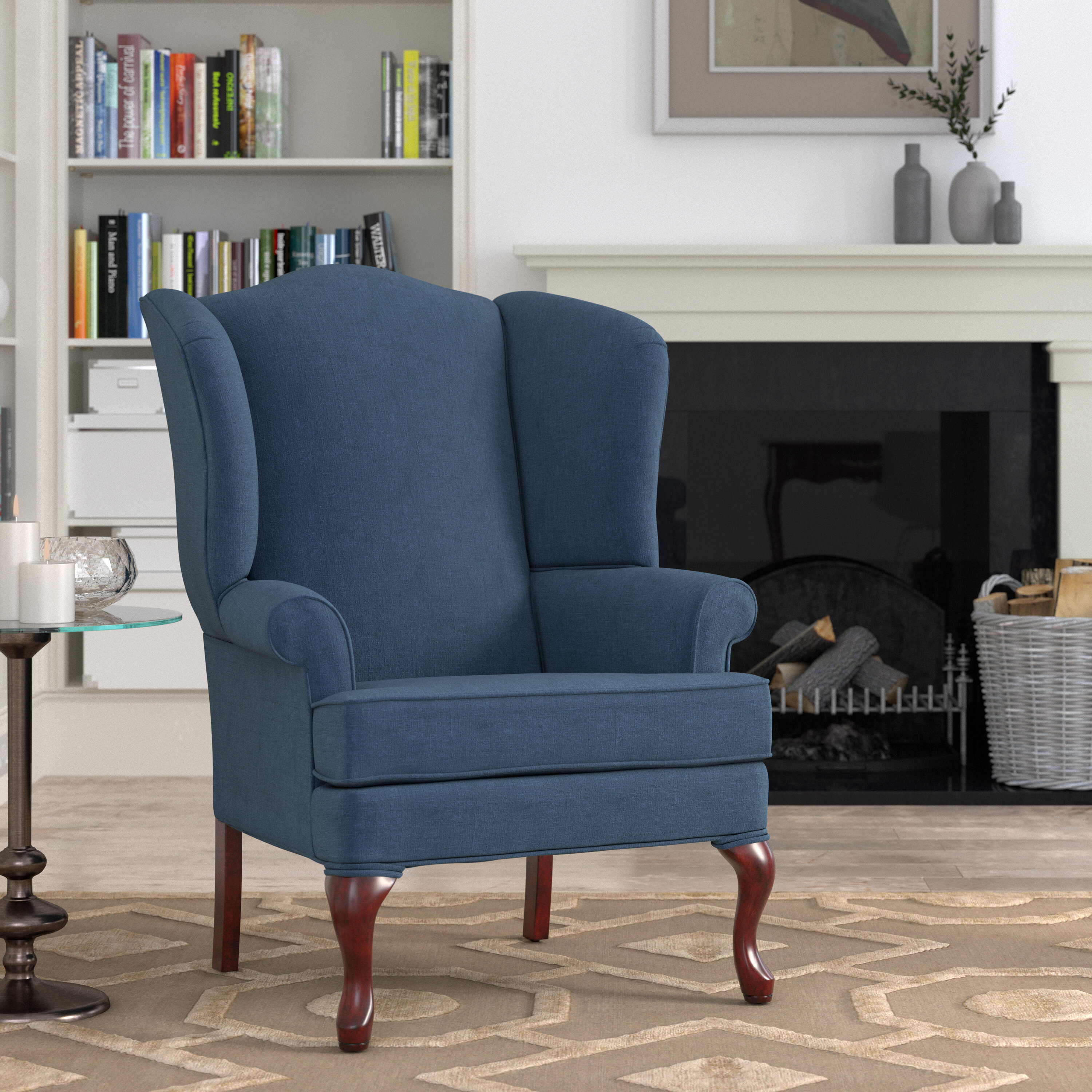 Lark Manor Mandalay 28'' Wide Wingback Chair & Reviews | Wayfair