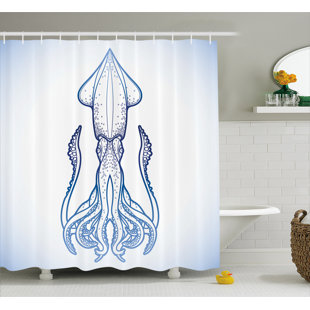 Ocean Nautical Decor Wayfair Ocean Nautical Marine Decor Shower Curtain