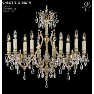 Chateau 12-Light Crystal Chandelier