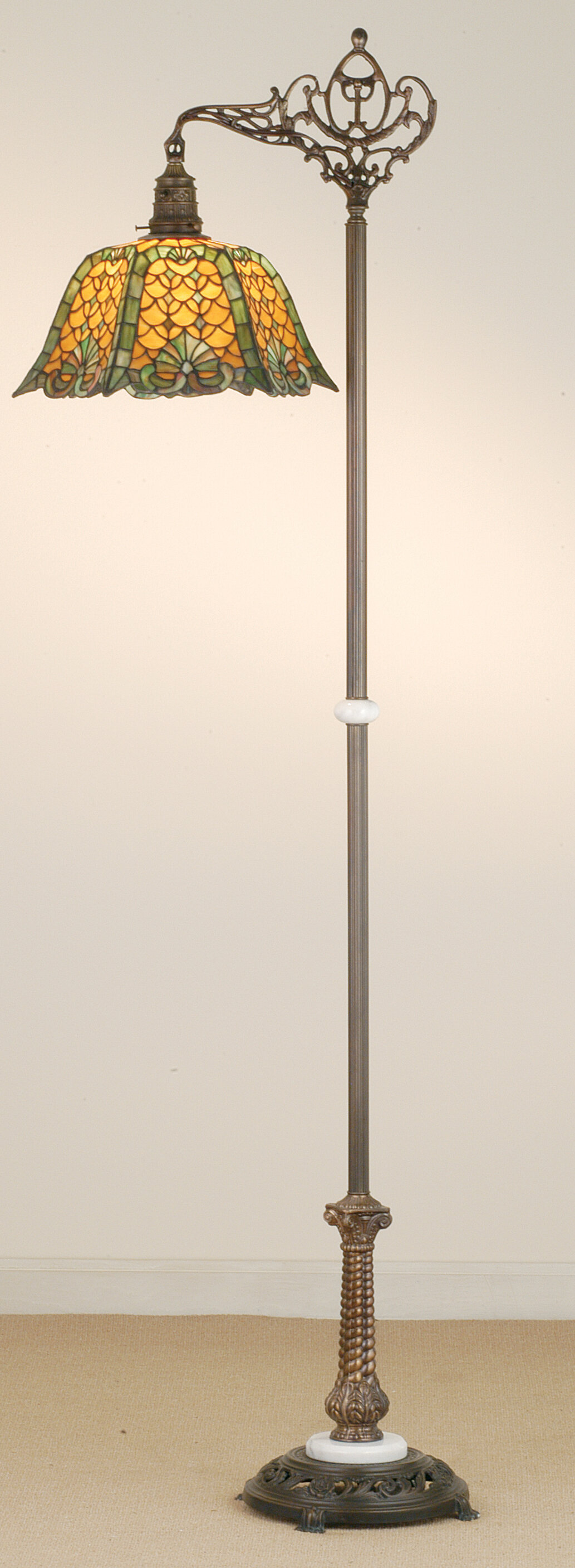 Meyda Tiffany TIffany 69.5" Task Floor Lamp | Wayfair