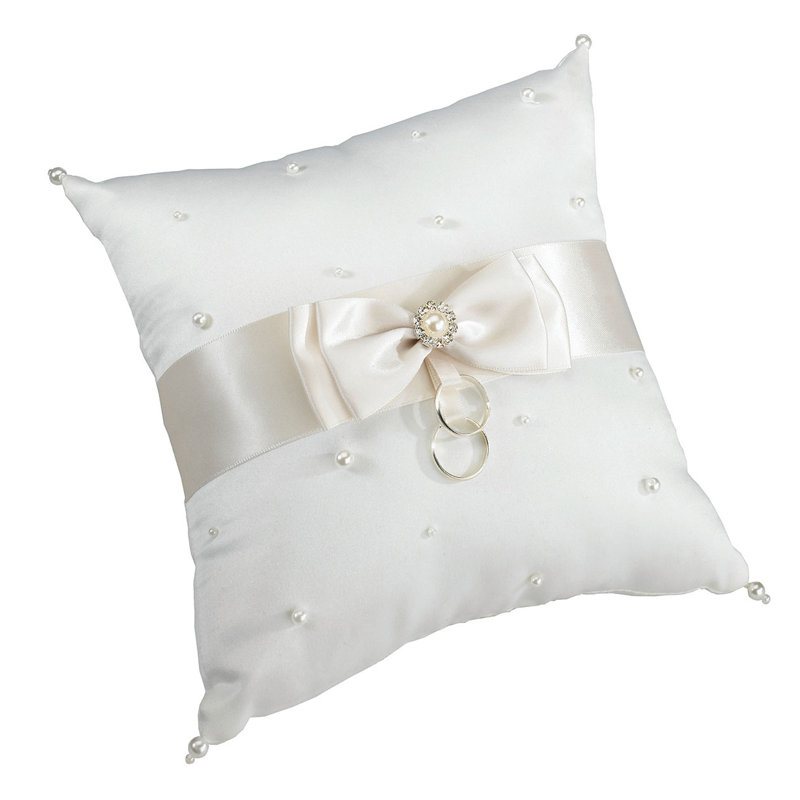 Le Prise Scattered Pearl Ring Bearer Pillow Reviews Wayfair
