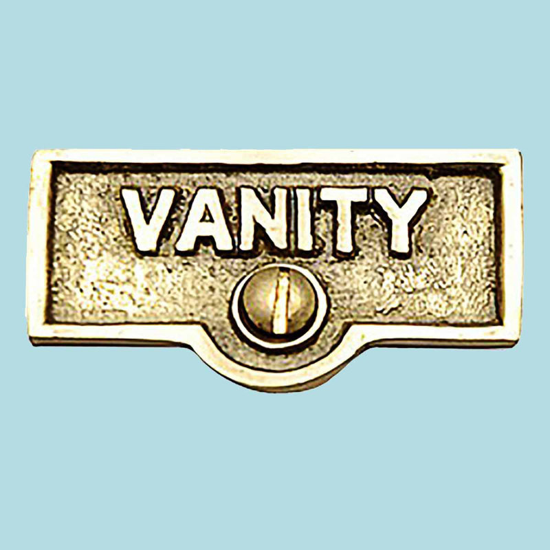 The Renovators Supply Inc Vanity Name Signs Labels Switch Plate Tag Wayfair