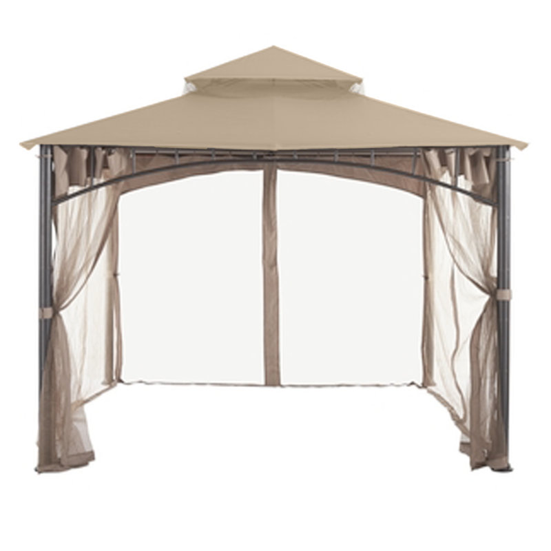 Gardena Gazebo Replacement Canopy Top ONLY Color: Beige, Material: Fabric