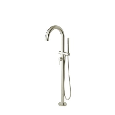 Single Handle Deck Mounted Freestanding Tub Filler Trim With