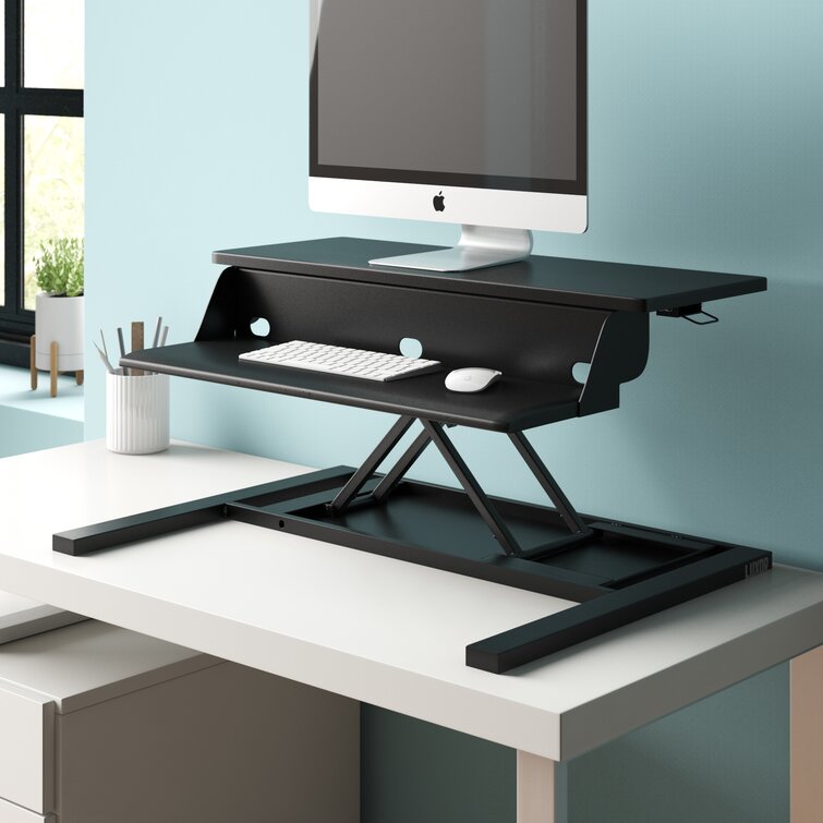 Symple Stuff West Wick Height Adjustable Standing Desk Converter ...