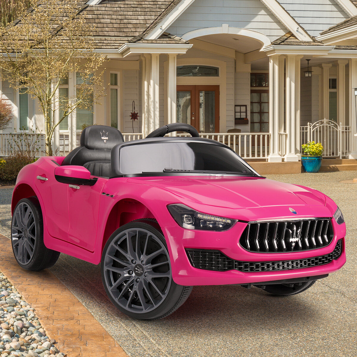Toys Car Ride On Maserati 12V Battery Open Doors Plastic wheels MP3 Red 