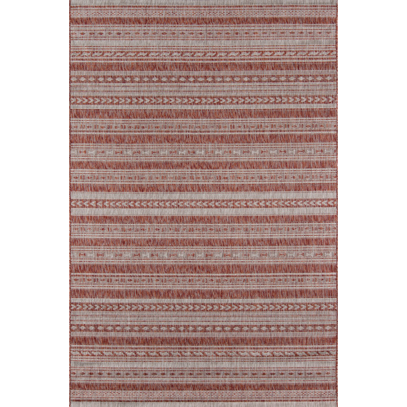 Novogratz Tuscany Striped Copper Indoor Outdoor Area Rug Reviews Wayfair