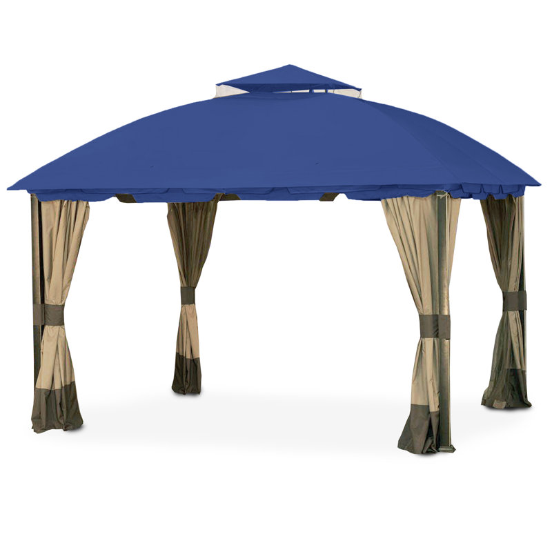 (incomplete 1 piece only) South Hampton Gazebo Replacement Canopy Material: Riplock 350 Fabric, Color: Beige