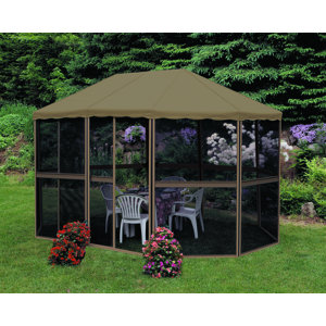 Add-A-Room 11.5 Ft. W x 7.5 Ft. D Aluminum Wall-Mounted Gazebo