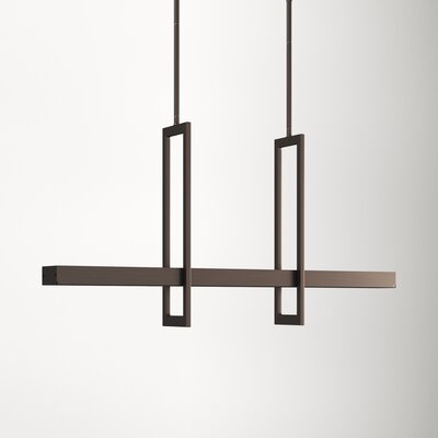 Saedi 3 - Light Kitchen Island Rectangle LED Pendant