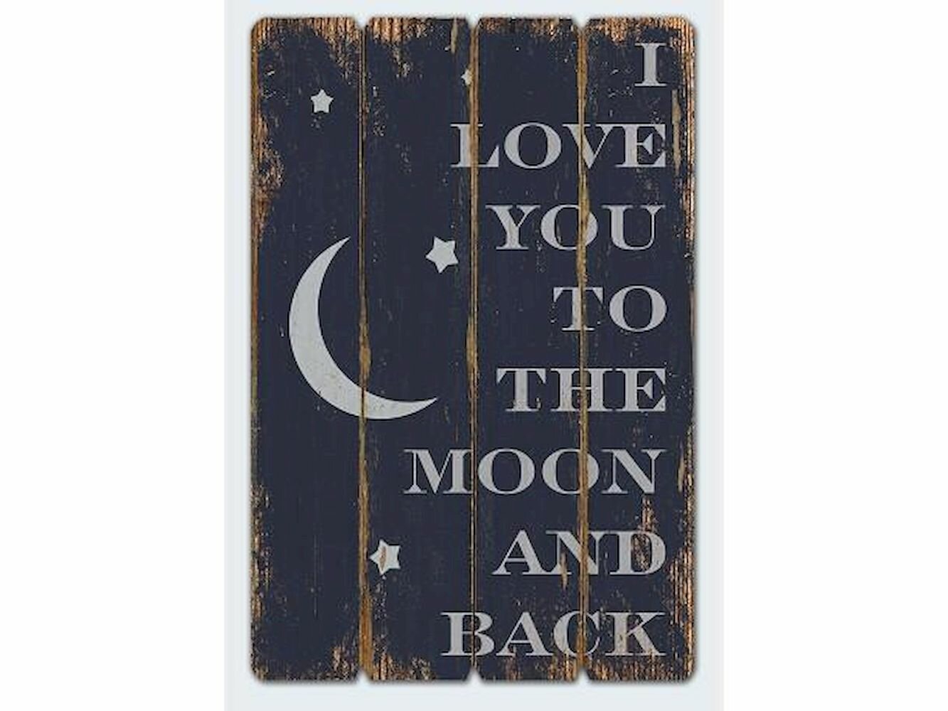 Millwood Pines Love U To The Moon And Back Wooden Sign Wall Decor Wayfair