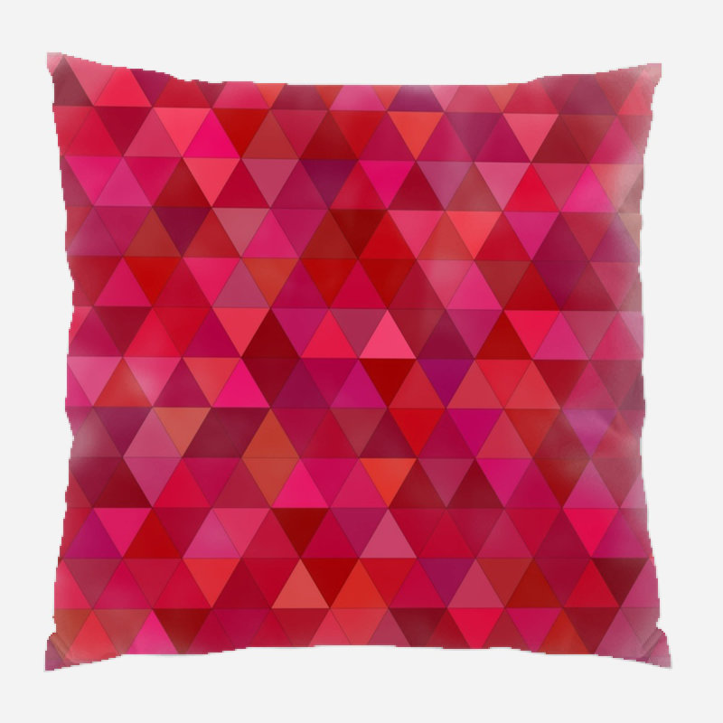 maroon lumbar pillow